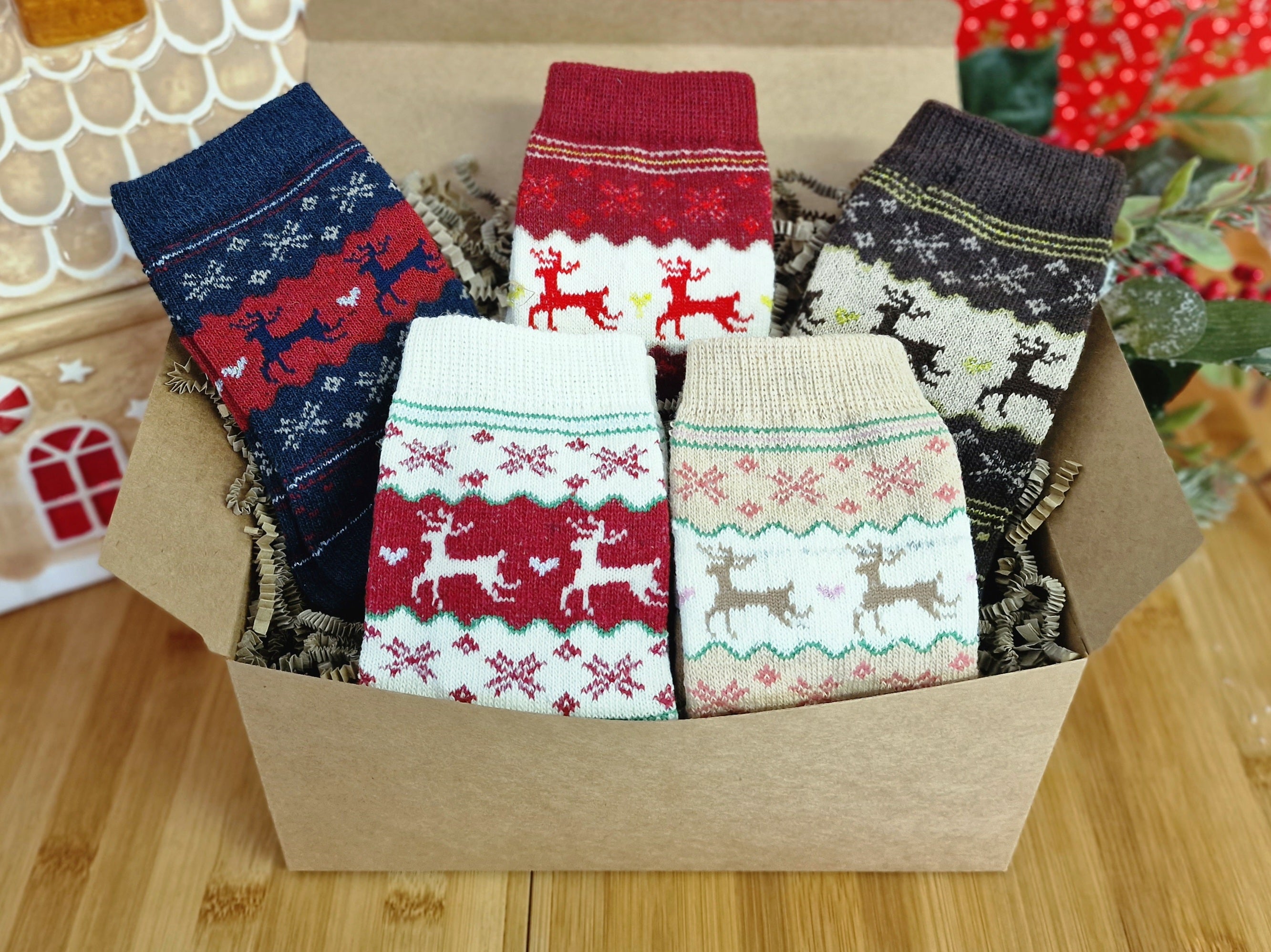 Christmas Socks Gift Set