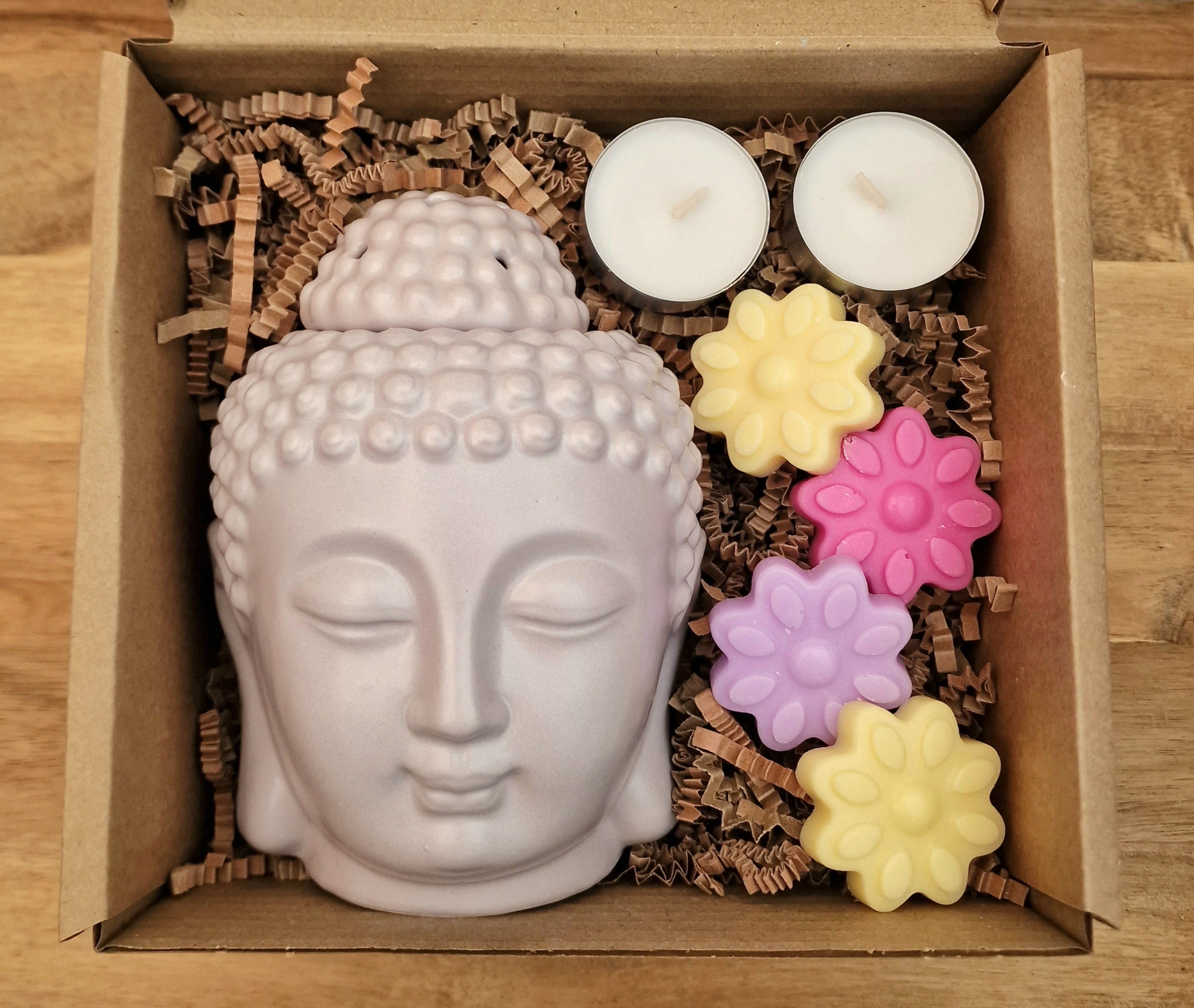 Buddha Wax Burner Gift Set