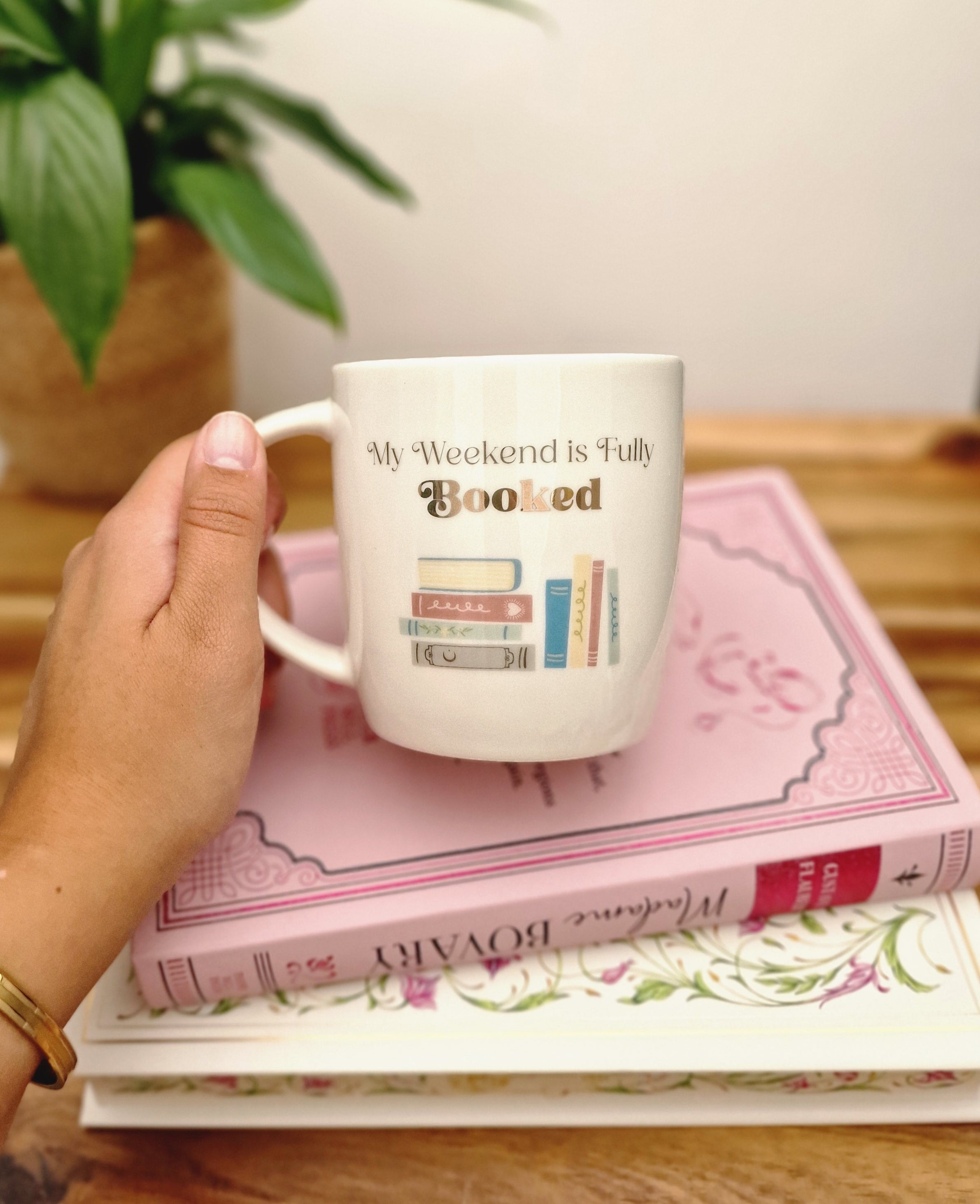 Book Mug- My Weekend is Fully Booked