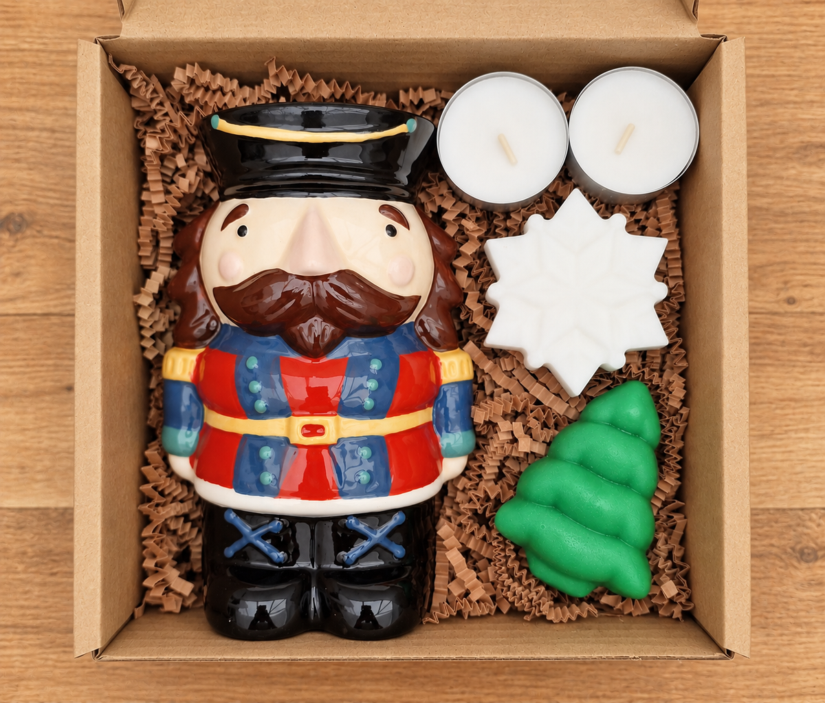 Christmas Wax Burner Gift Set | Christmas Nutcracker Wax Burner | Christmas Wax Melts
